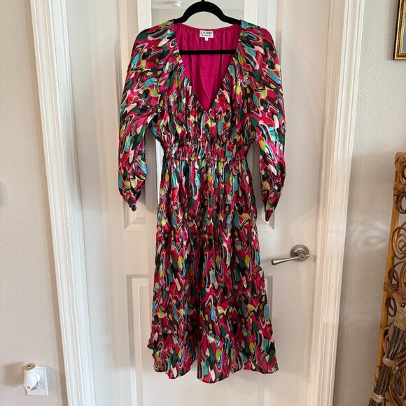 Crosby by Mollie Burch Holland Dress Size Medium Color Pink - Picture 2 of 7